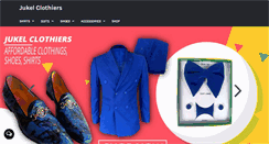 Desktop Screenshot of jukelclothiers.com